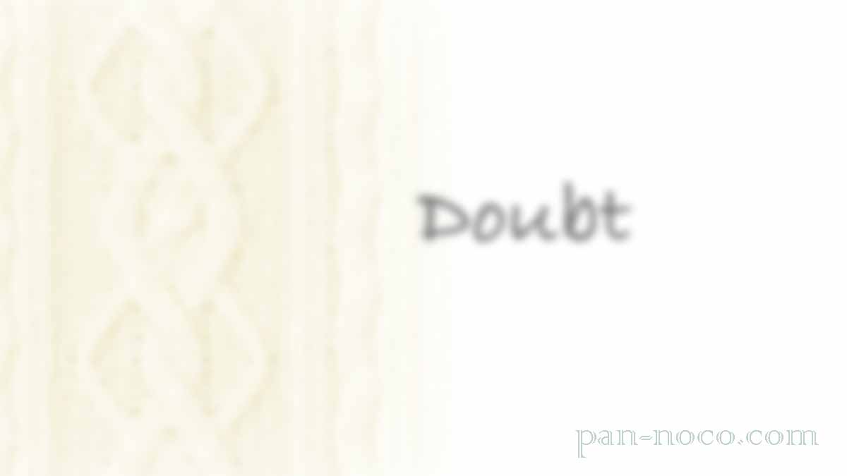 Doubt